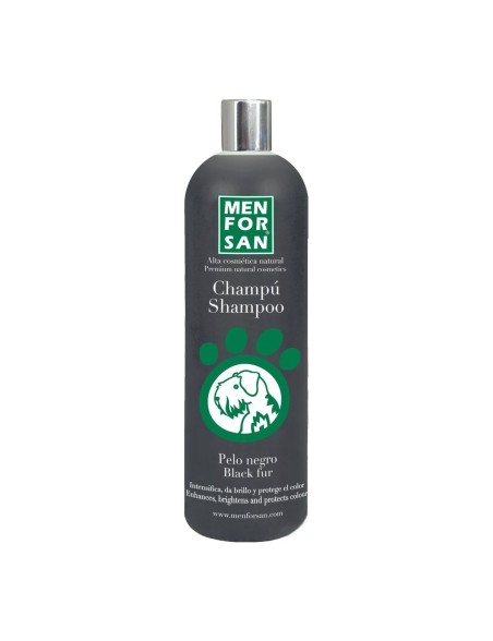 Champú para mascotas Menforsan 1 L Perro Cabello Oscuro