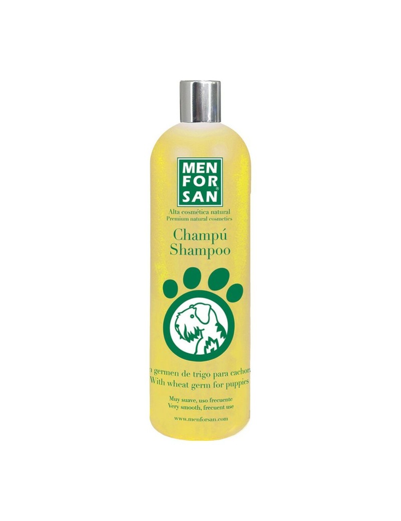 Shampoing pour animaux de compagnie Menforsan 1 L Chien Chiots Germe de blé