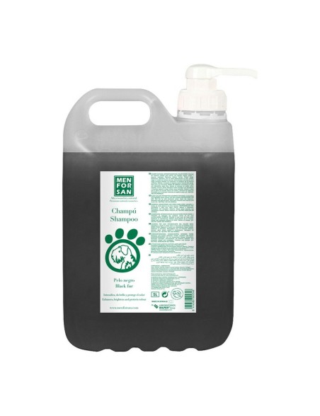 Champú para mascotas Menforsan 5 L Perro Cabello Oscuro