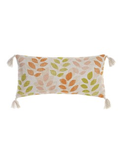 Cuscino DKD Home Decor 60 x 10 x 30 cm Beige Multicolore Fiori