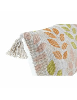 Kissen DKD Home Decor 60 x 10 x 30 cm Beige Bunt Blomster