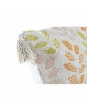 Kissen DKD Home Decor Beige 45 x 10 x 45 cm Bunt Blomster Boho