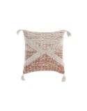 Cuscino DKD Home Decor Beige Arancio 45 x 10 x 45 cm Frange