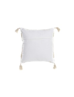Coussin DKD Home Decor Beige Orange 45 x 10 x 45 cm Frange
