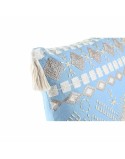 Kissen DKD Home Decor Blau Weiß 40 x 15 x 40 cm