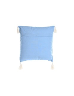 Kissen DKD Home Decor Blau Weiß 40 x 15 x 40 cm