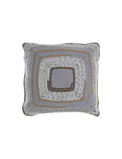 Kissen DKD Home Decor natürlich Grau 40 x 10 x 40 cm Boho
