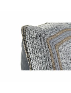 Kissen DKD Home Decor natürlich Grau 40 x 10 x 40 cm Boho