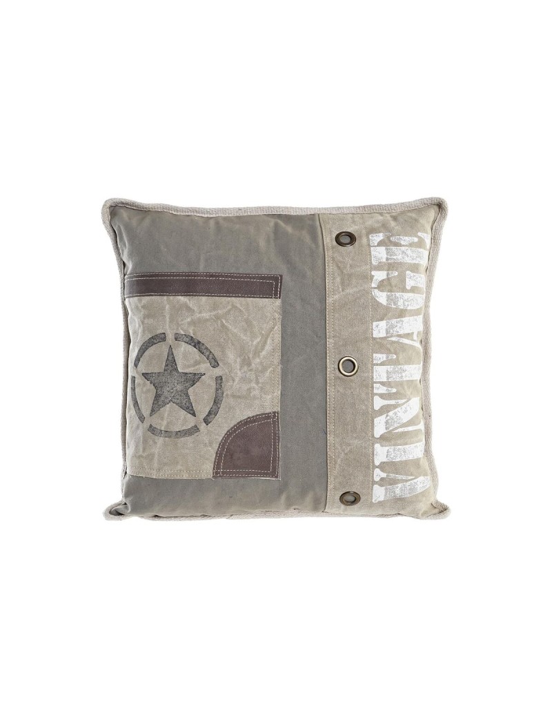 Kissen DKD Home Decor Grau Weiß Vintage 45 x 15 x 45 cm