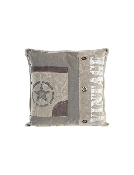 Cojín DKD Home Decor Gris Blanco Vintage 45 x 15 x 45 cm Cojín DKD Home Decor Gris Blanco Vintage 45 x 15 x 45 cm