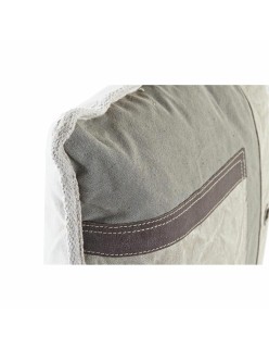 Cuscino DKD Home Decor Grigio Bianco Vintage 45 x 15 x 45 cm