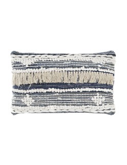 Cuscino DKD Home Decor 60 x 15 x 40 cm Righe Nero Bianco