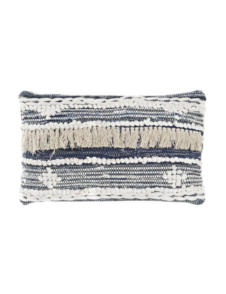 Cuscino DKD Home Decor 60 x 15 x 40 cm Righe Nero Bianco Cuscino DKD Home Decor 60 x 15 x 40 cm Righe Nero Bianco