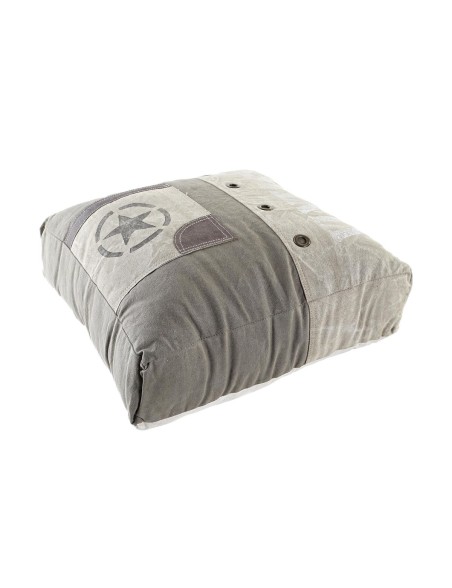 Cuscino DKD Home Decor Da terreno Beige Marrone Poliestere Cotone Pelle Stella Alluminio Vintage (50 x 14 x 50 cm) Cuscino DKD Home Decor Da terreno Beige Marrone Poliestere Cotone Pelle Stella Alluminio Vintage (50 x 14 x 50 cm)