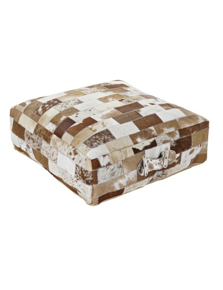 Cuscino DKD Home Decor Da terreno Poliestere Pelle Alluminio Multicolore Coloniale (60 x 60 x 20 cm) Cuscino DKD Home Decor Da terreno Poliestere Pelle Alluminio Multicolore Coloniale (60 x 60 x 20 cm)