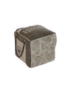 Cuscino DKD Home Decor Da terreno 42 x 42 x 43 cm Grigio Vintage