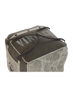 Cuscino DKD Home Decor Da terreno 42 x 42 x 43 cm Grigio Vintage