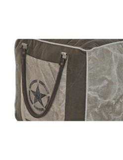 Cuscino DKD Home Decor Da terreno 42 x 42 x 43 cm Grigio Vintage