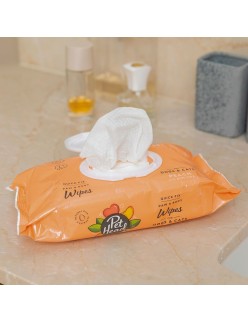 Toallitas Húmedas para Mascotas Pet Head Quick Fix Melocotón (80 uds)