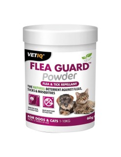 Control de insectos Planet Line Flea Guard Powder Gatos Perro (60 g)