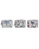 Trousse de toilette DKD Home Decor Multicouleur Tropical (20 x 8 x 14 cm) (3 Unités)