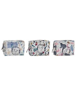 Trousse de toilette DKD Home Decor Multicouleur Tropical (20 x 8 x 14 cm) (3 Unités)
