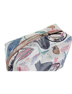 Trousse de toilette DKD Home Decor Multicouleur Tropical (20 x 8 x 14 cm) (3 Unités)