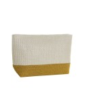 Trousse de toilette DKD Home Decor Naturel Menthe Étoile Moutarde méditerranéen (25 x 6,5 x 16 cm) (2 Unités)