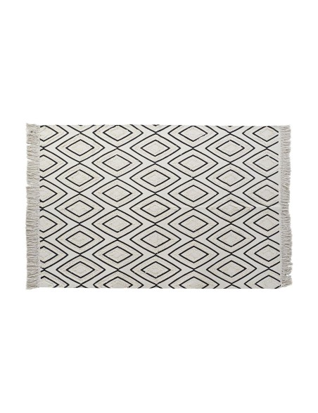 Alfombra DKD Home Decor Negro Blanco (120 x 190 x 0,7 cm) Alfombra DKD Home Decor Negro Blanco (120 x 190 x 0,7 cm)