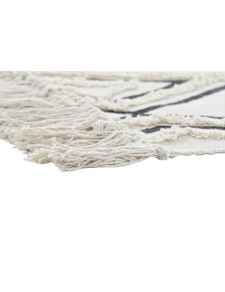 Alfombra DKD Home Decor Negro Blanco (120 x 190 x 0,7 cm)