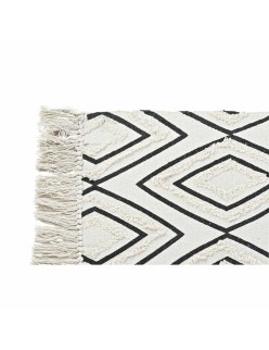 Alfombra DKD Home Decor Negro Blanco (120 x 190 x 0,7 cm)