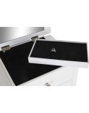 Portagioie Verticale DKD Home Decor Specchio MDF Romantico (37 x 27 x 90 cm)