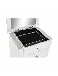 Schmuckständer DKD Home Decor Spiegel MDF Romantisch (37 x 27 x 90 cm)