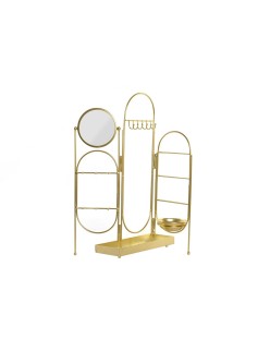 Portagioie Verticale DKD Home Decor Specchio Metallo (45 x 10,5 x 51,5 cm) (46 x 10,5 x 51,5 cm)