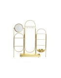 Portagioie Verticale DKD Home Decor Specchio Metallo (45 x 10,5 x 51,5 cm) (46 x 10,5 x 51,5 cm)