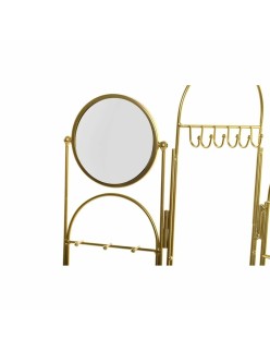 Portagioie Verticale DKD Home Decor Specchio Metallo (45 x 10,5 x 51,5 cm) (46 x 10,5 x 51,5 cm)