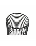 Scolaposate DKD Home Decor Griglia Nero Metallo Loft (11,5 x 11,5 x 16 cm)