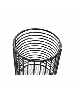 Scolaposate DKD Home Decor Griglia Nero Metallo Loft (11,5 x 11,5 x 16 cm)