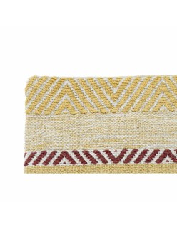 Fodera per cuscino DKD Home Decor Multicolore Frange Boho (60 x 60 x 2 cm)