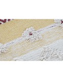 Housse de coussin DKD Home Decor Multicouleur Frange Boho (60 x 60 x 2 cm)