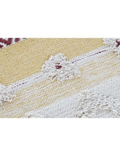 Fodera per cuscino DKD Home Decor Multicolore Frange Boho (60 x 60 x 2 cm)