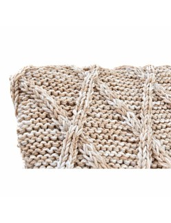 Manta DKD Home Decor 150 x 125 x 1 cm Rosa claro (2 Unidades)