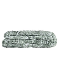 Couverture DKD Home Decor 150 x 125 x 1 cm Vert (2 Unités)