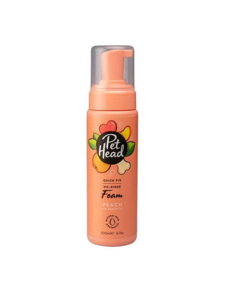 Cleansing Foam Pet Head Quick Fix Dog Peach (200 ml)