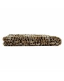 Manta DKD Home Decor Salvaje Negro Naranja (130 x 170 x 2 cm)