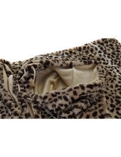 Coperta DKD Home Decor Selvaggio Nero Arancio (130 x 170 x 2 cm)