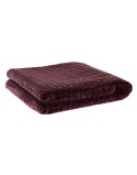 Couverture DKD Home Decor Flèches Mauve (130 x 170 x 2 cm)