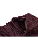 Blanket DKD Home Decor Arrows Light mauve (130 x 170 x 2 cm)