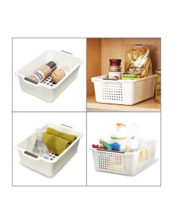 Cestino Multiuso Confortime Bianco Plastica (30,7 x 20,5 x 10 cm)