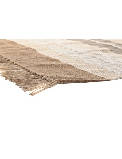 Alfombra DKD Home Decor Marrón Poliéster Algodón (117 x 198 x 0,7 cm)